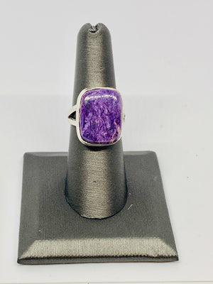 Natural stone rings