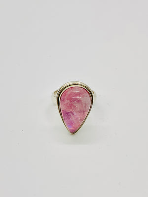 Natural stone rings