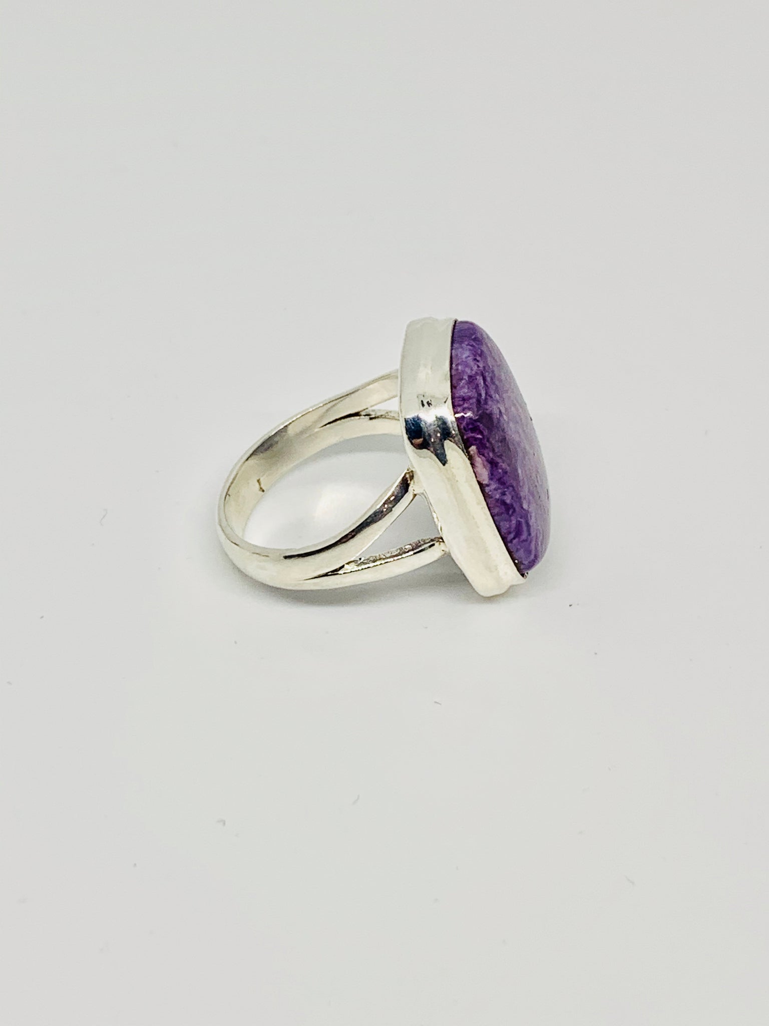 Natural stone rings