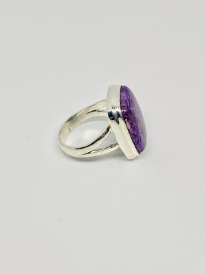 Natural stone rings